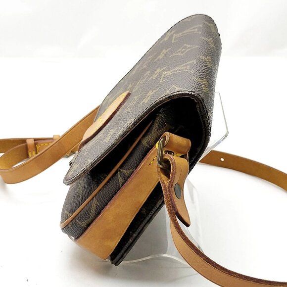 Authentic Louis Vuitton Cartouchiere PM Brown Monogram Shoulder Bag mn520-111925 - Picture 4 of 16